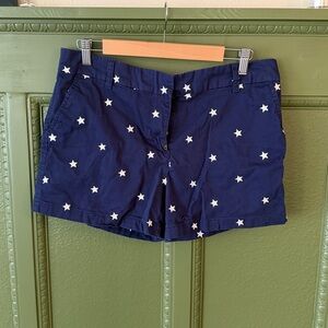British Khaki Navy Starry Women's Shorts